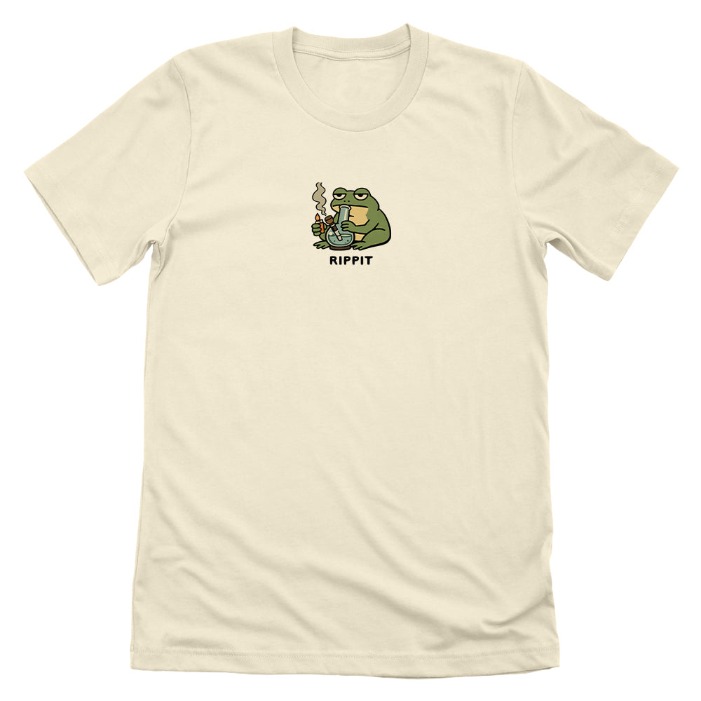 Rippit Frog With A Bong (Front Print)