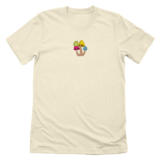 Pride Frog + Mushrooms (Pansexual)