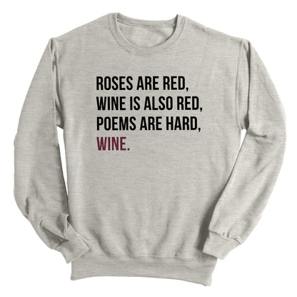 Roses are Red Wine is also Red