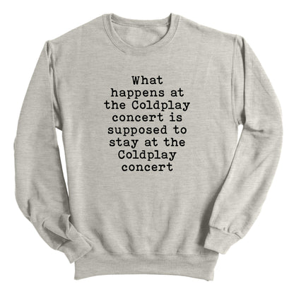 What Happens At The Coldplay Concert