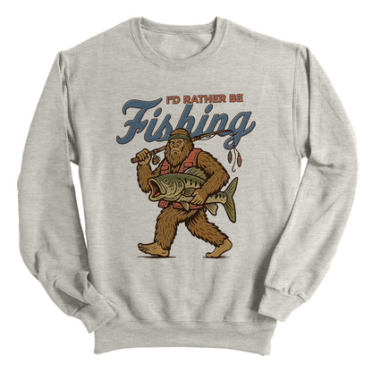 I'd Rather Be Fishing Bigfoot