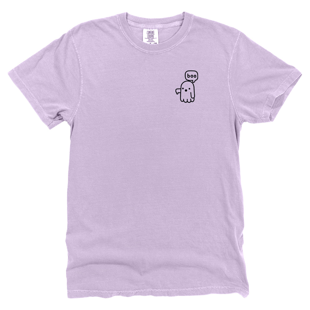 Boo Ghost Outline (Left Chest)