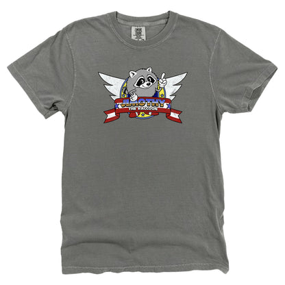 Jimothy the Raccoon Wings Logo