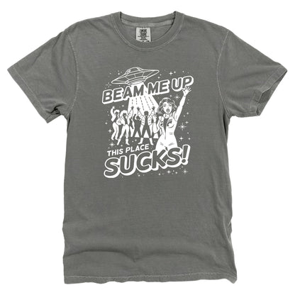 Beam me up this place sucks