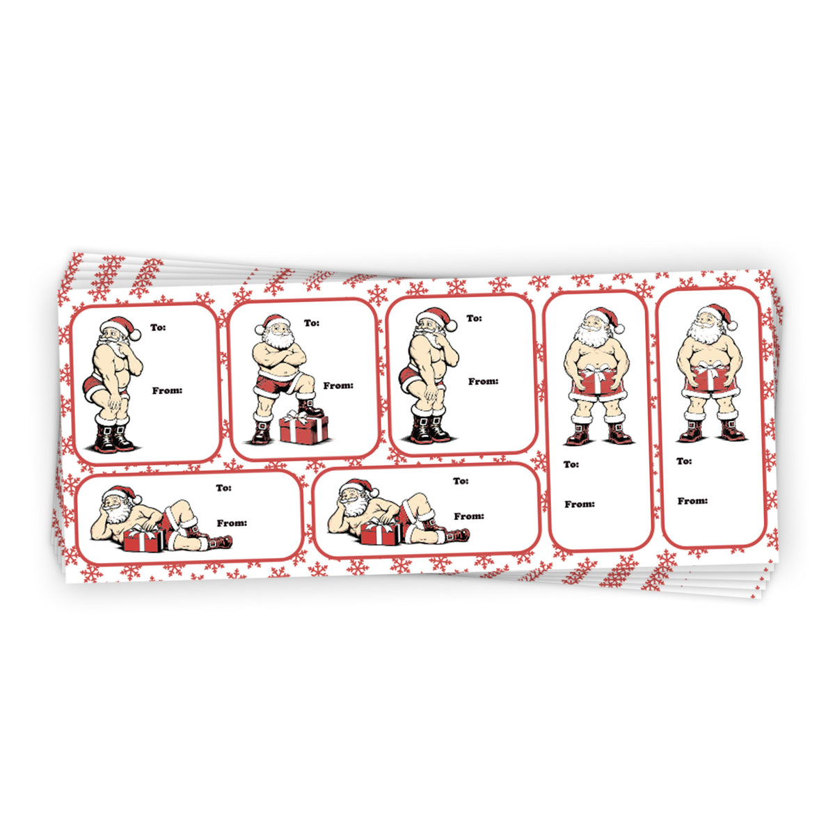 Sexy Santa Gift Tags