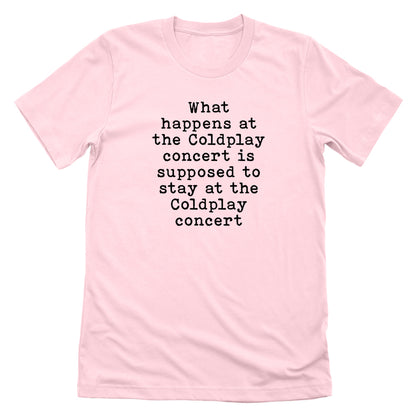 What Happens At The Coldplay Concert