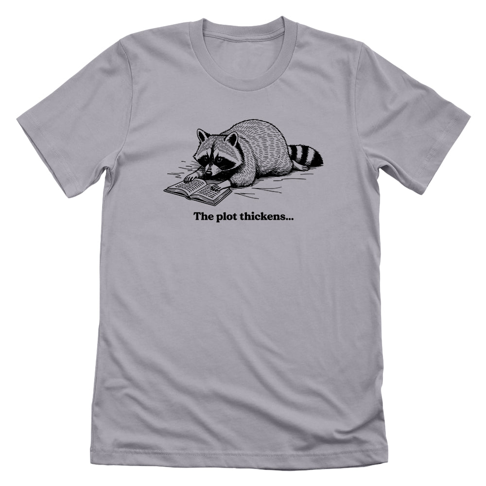 The Plot Thickens Raccoon (Front Print)