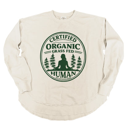 Certified Organic GrassFed Human Long Hair Dark Green