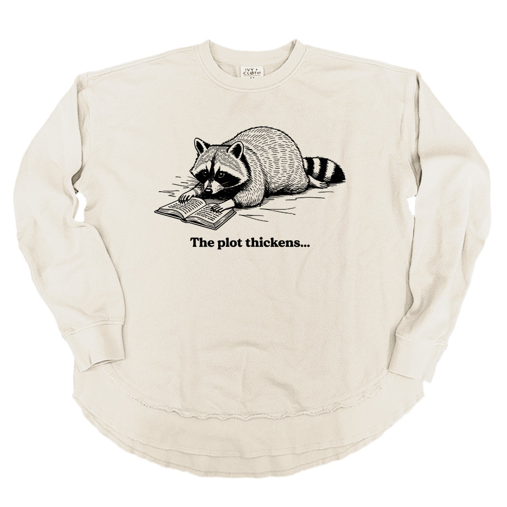 The Plot Thickens Raccoon (Front Print)