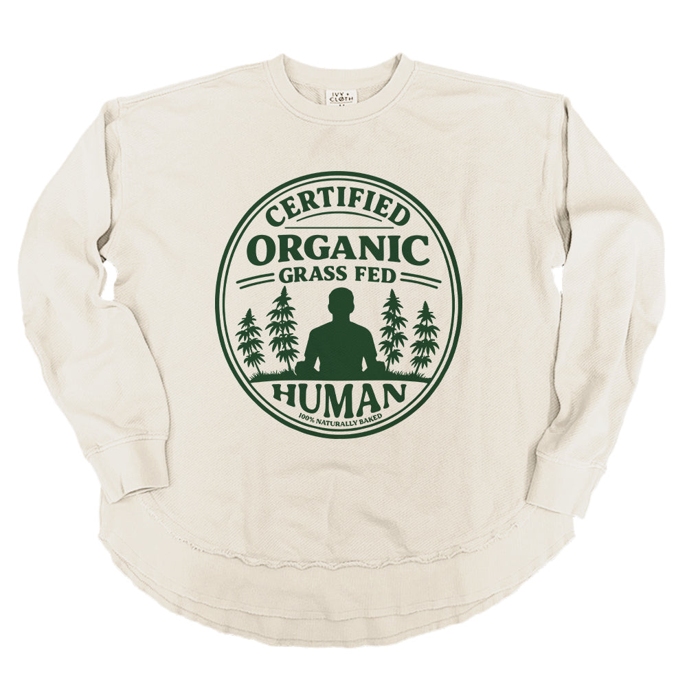 Certified Organic GrassFed Human Short Hair Dark Green