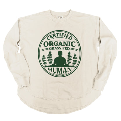 Certified Organic GrassFed Human Short Hair Dark Green
