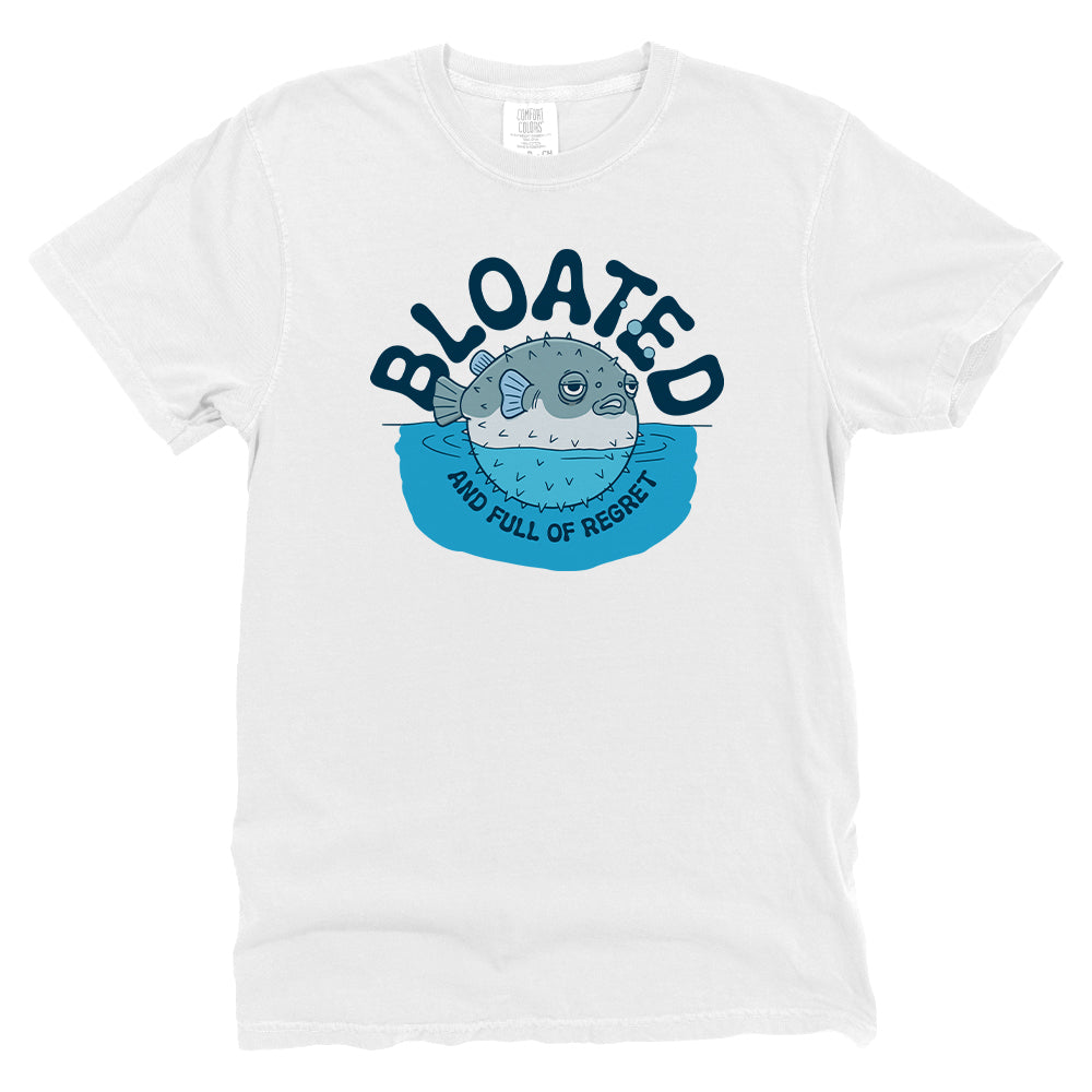 Bloated And Full Of Regret Pufferfish (Cerulean)
