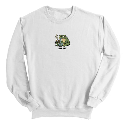 Rippit Frog With A Bong (Front Print)