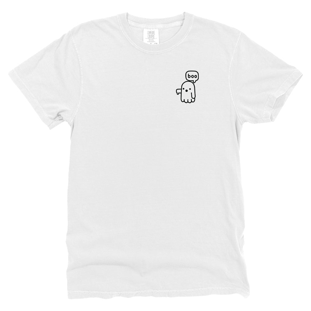 Boo Ghost Outline (Left Chest)