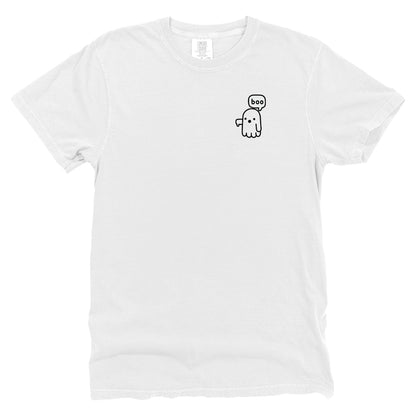 Boo Ghost Outline (Left Chest)