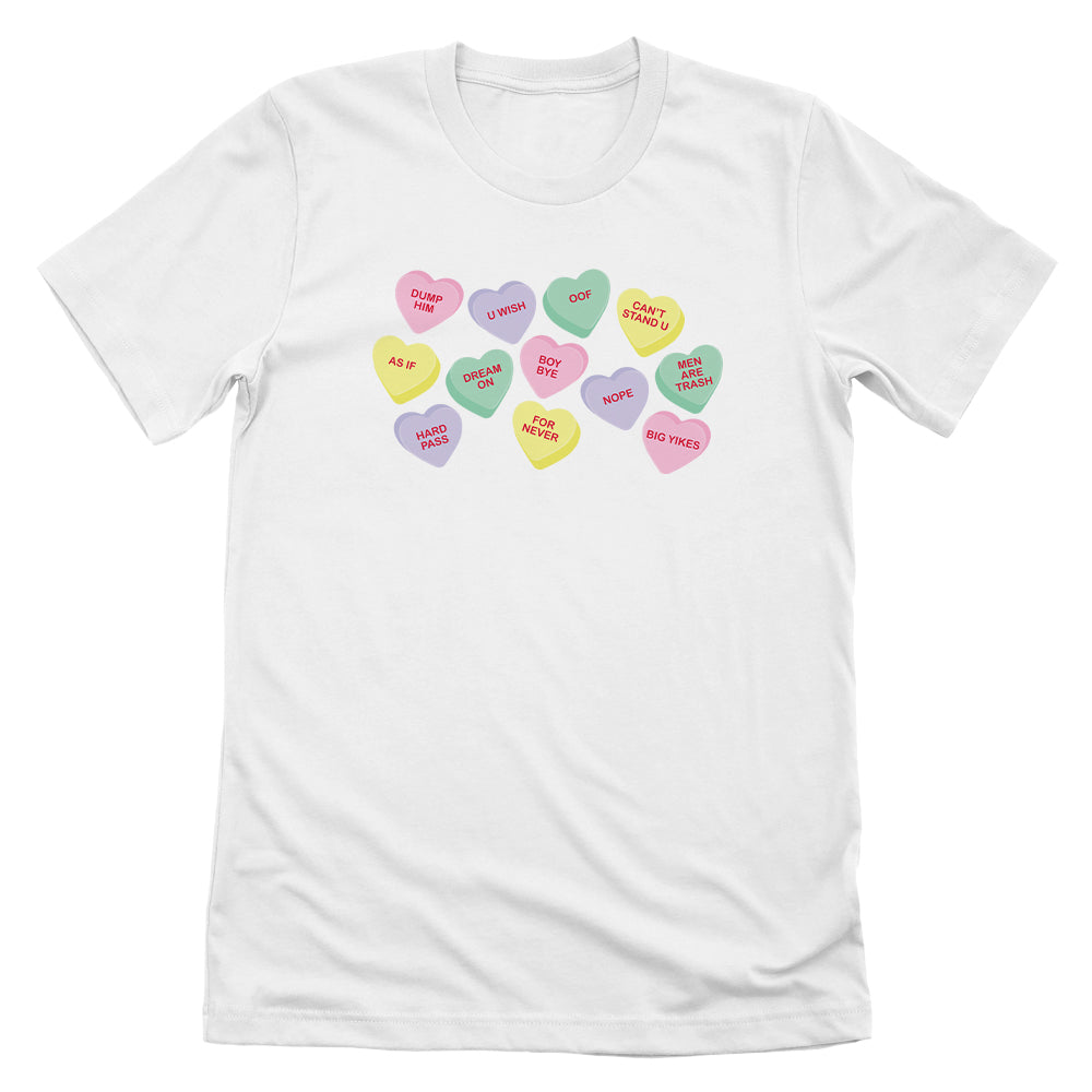 Anti-Valentine Candy Hearts