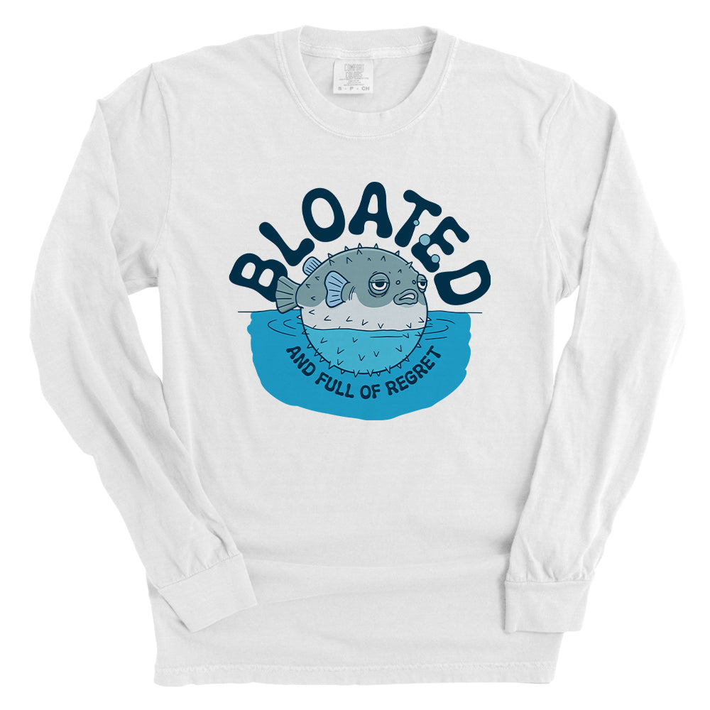 Bloated And Full Of Regret Pufferfish (Cerulean)