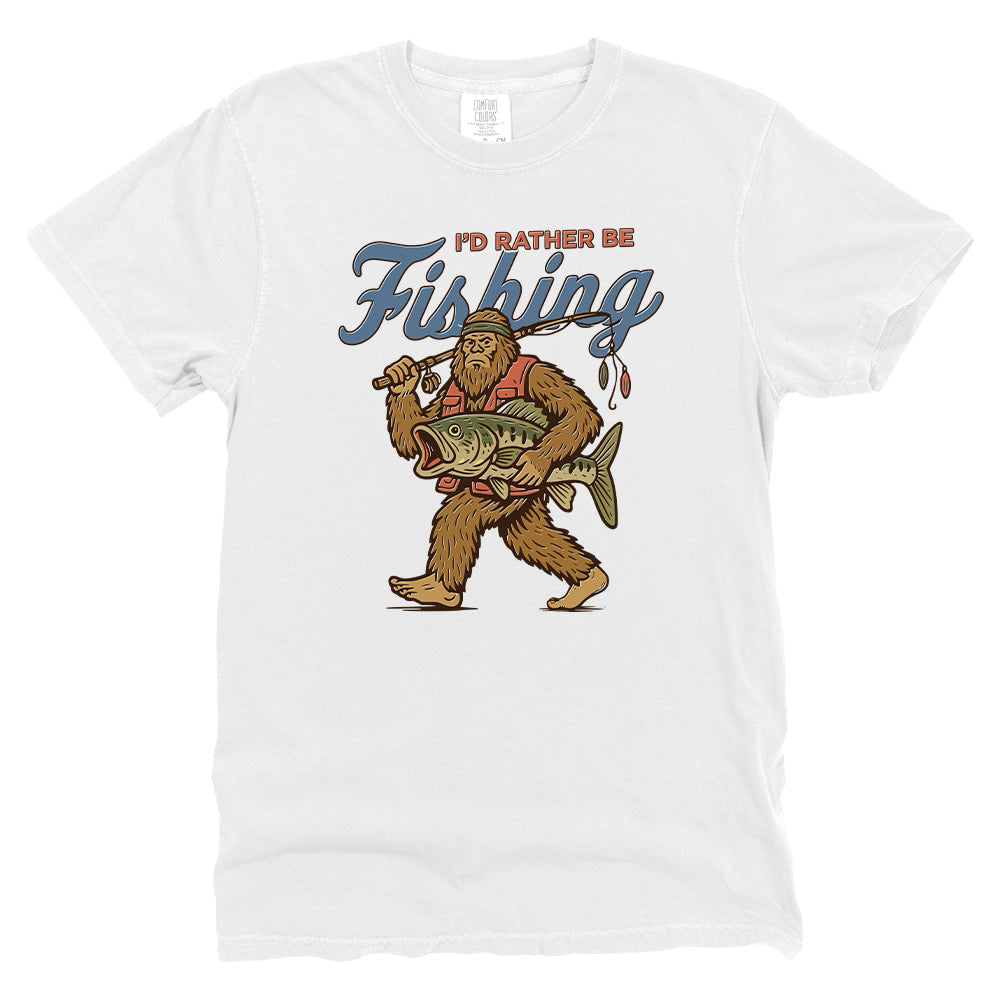 I'd Rather Be Fishing Bigfoot