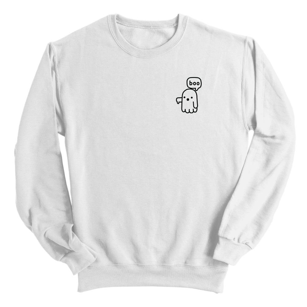 Boo Ghost Outline (Left Chest)