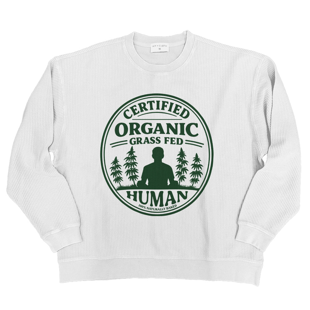 Certified Organic GrassFed Human Short Hair Dark Green
