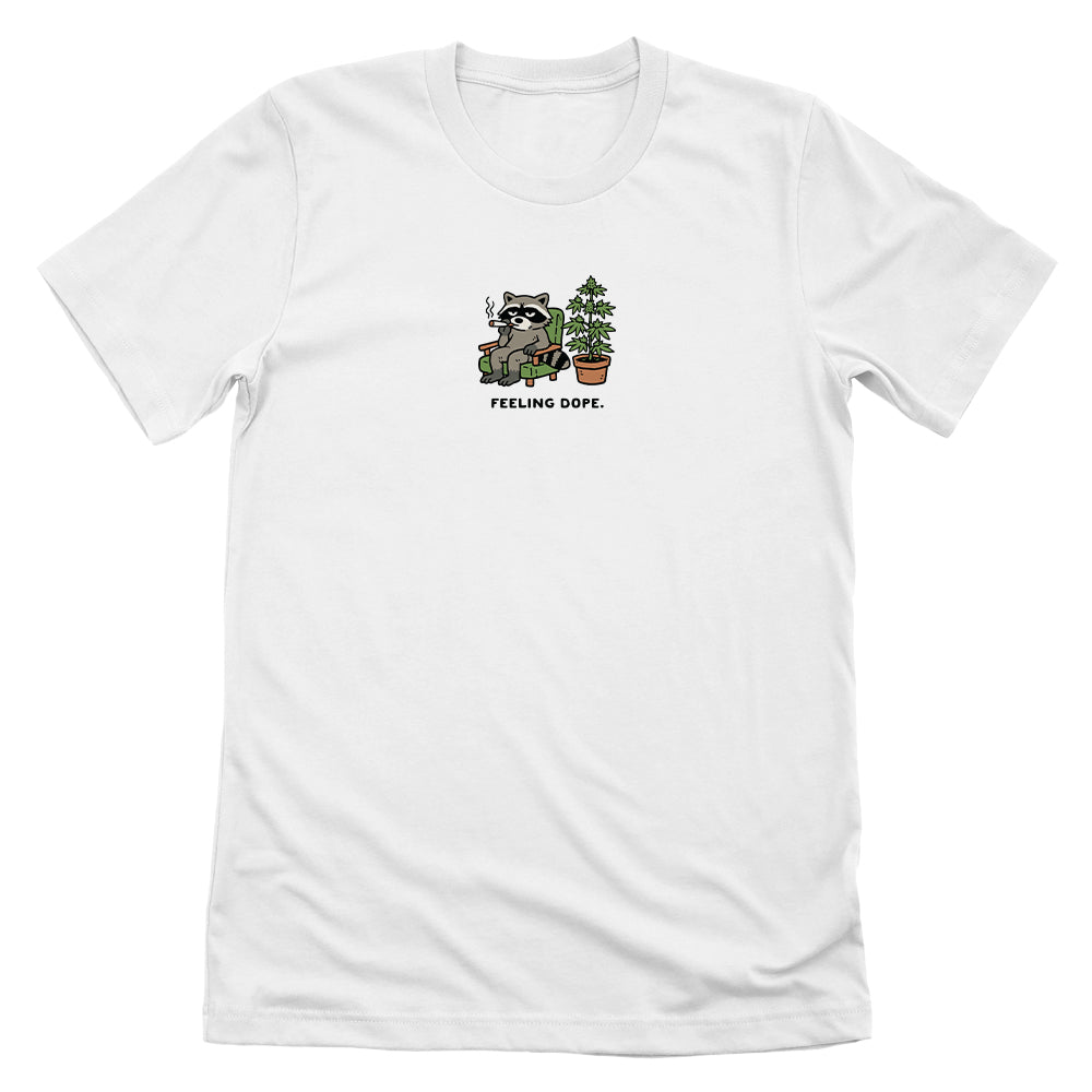 Feeling Dope Raccoon (Front Print)