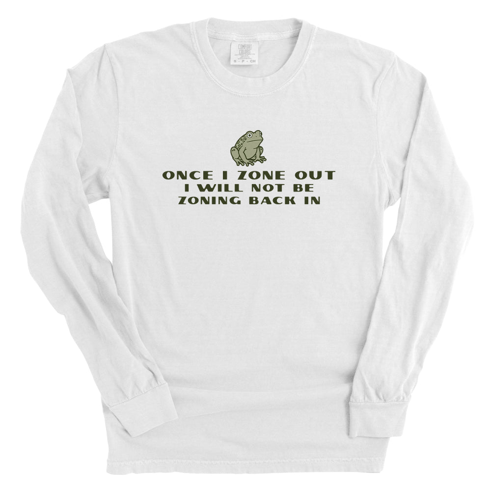 Once I Zone Out (Green) (Front Print)