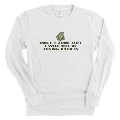 Once I Zone Out (Green) (Front Print)