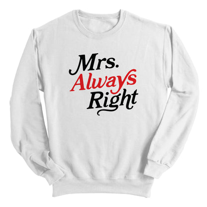 Mrs. Always Right