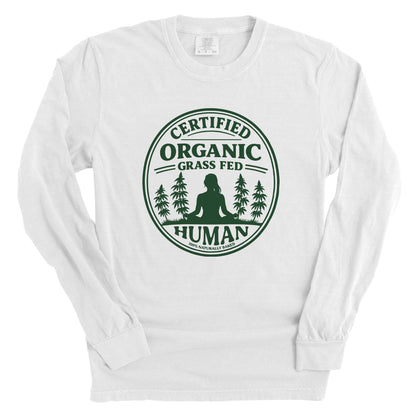 Certified Organic GrassFed Human Long Hair Dark Green
