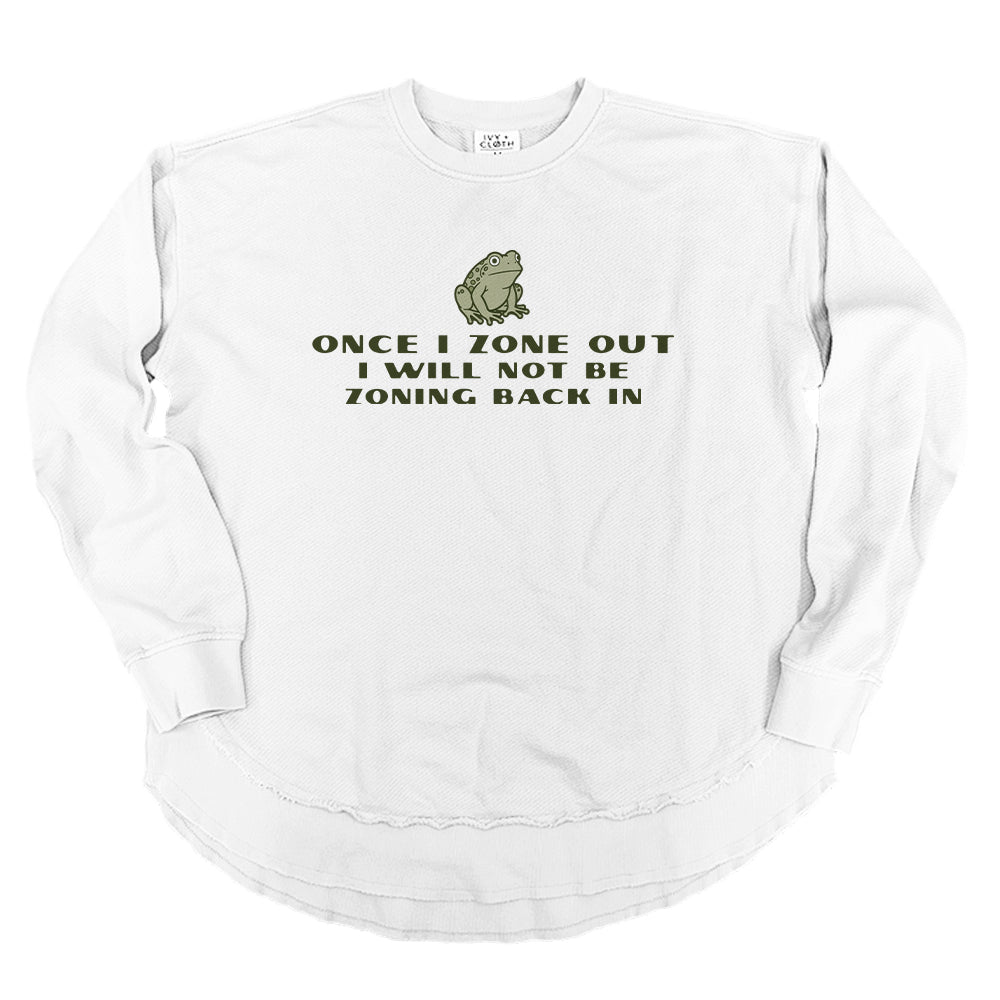 Once I Zone Out (Green) (Front Print)