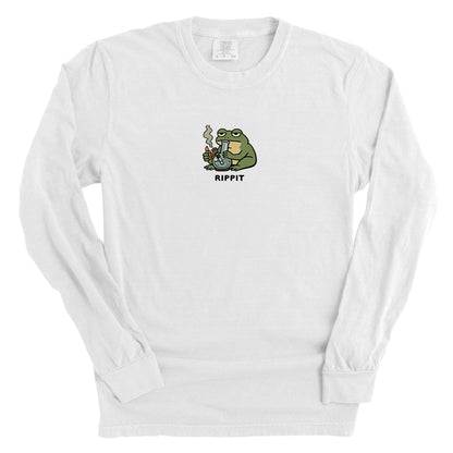 Rippit Frog With A Bong (Front Print)