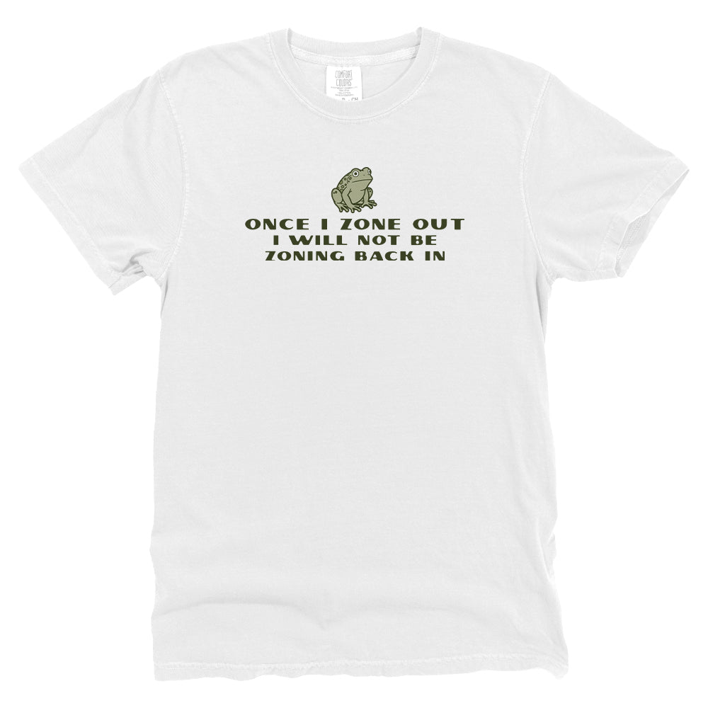 Once I Zone Out (Green) (Front Print)