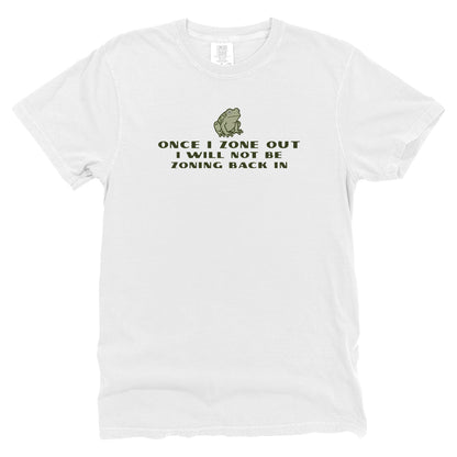 Once I Zone Out (Green) (Front Print)