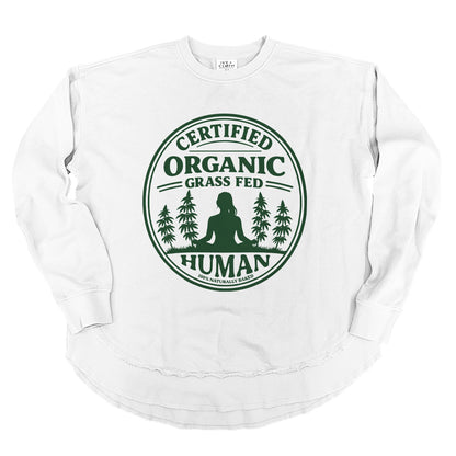 Certified Organic GrassFed Human Long Hair Dark Green