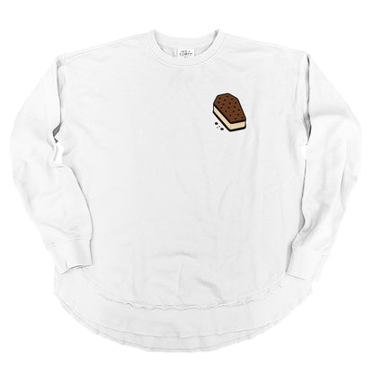 Coffin Ice Cream Sandwich (Left Chest)