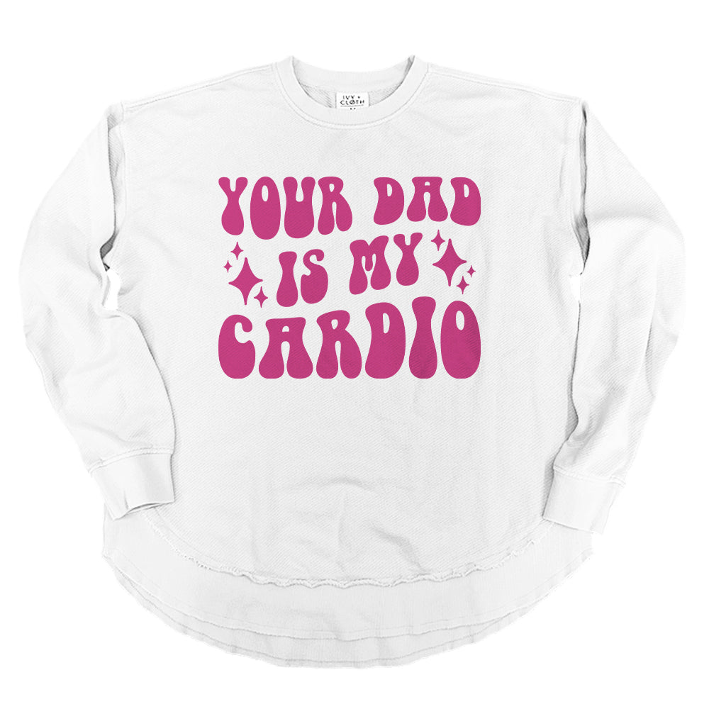 Your Dad Is My Cardio (Front Print)