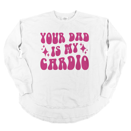 Your Dad Is My Cardio (Front Print)